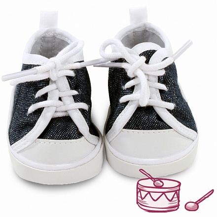 Обувь – Кеды, черно-белые, 42-50 см 