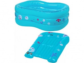 Набор - надувная ванночка + надувной пеленальный коврик в чехле (Bebe Confort, 32000079)