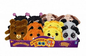 Плюшевая игрушка - Дразнюка Zoo, 6 видов (1toy, Т12050)