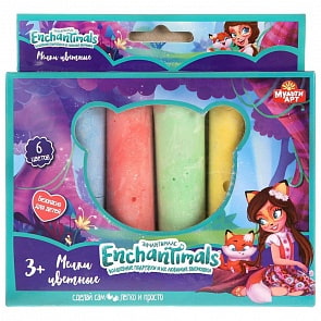 Набор для творчества Enchantimals - Мелки цветные, 6 цветов (Multiart, 40106-EN)