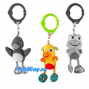 Развивающая игрушка "Дрожащий дружок", Коровка. (Bright Starts, 8808-4st) 