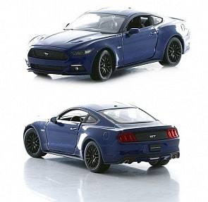 Модель машины 1:24 Ford Mustang GT (Welly, 24062)  Модель машины 1:24 Ford Mustang GT (Welly, 24062)