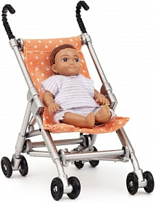 Игровой набор - Коляска с пупсом (Lundby, LB_60500100)
