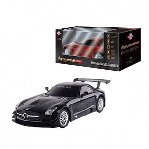 Автомобиль Mercedes Benz SLS AMG GT3 лицензия на радиоуправлении, масштаб 1:24, зарядное устройство в комплекте (Wincars, DS-2011)