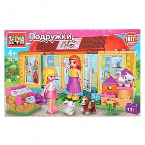 Конструктор Город мастеров - Зоомагазин, 131 деталь (Город мастеров, 2128-AA)