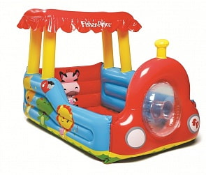 Игровой центр Fisher Price - Паровоз с 25 шариками (Bestway, бв93503)