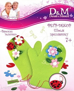 Набор шьем прихватку «Варежки Зеленые» (Docha&Mama, 31381)