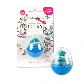 Бальзам для губ - яйцо, морская лазурь, 10 г, на блистере (Lucky, Т11937)