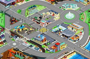 Игровой коврик для парковок, 120 х 80 см. (Le Toy Van, TV584)