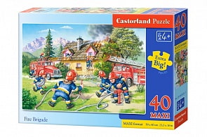 Пазлы Castorland – Пожарные, 40 маxi элементов (Castorland, B-040025)