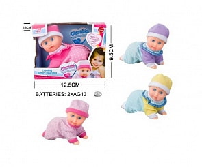 Пупс-кукла ползающая (Junfa Toys, 3360-8) (ассортимент)