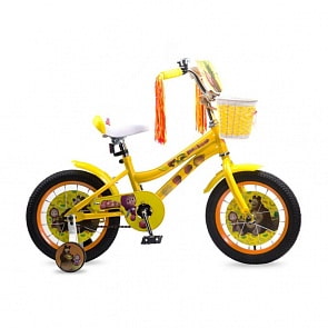Детский велосипед Navigator из серии Маша и Медведь, колеса 14", стальная рама, стальные обода, ножной тормоз (Navigator, ВН14180)
