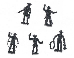 Набор фигурок – Ковбои, 6 см. (Огонек, ОГ80)
