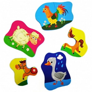 Maxi-пазлы - Кто на ферме живет (Malamalama, 68172)