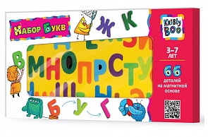 Набор магнитных букв для детского развития (KriBly Boo, 47072Pi)