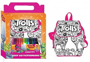 Набор для творчества. Раскрась рюкзачок. Тролли (Centrum, 87855)