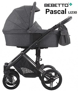 Детская коляска 2 в 1 – Pascal 2 в 1, шасси черная/CZA LJ230 (Bebetto, WB146_LJ230)