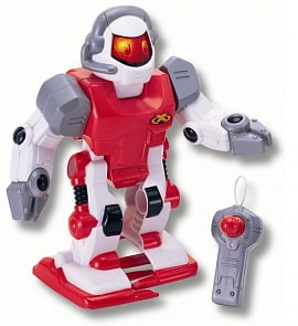 Робот на радиоуправлении, красный, свет и звук (Keenway, 13402)