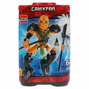 Конструктор - Самурай, 53 детали в банке (Город мастеров, 2744-ZH)