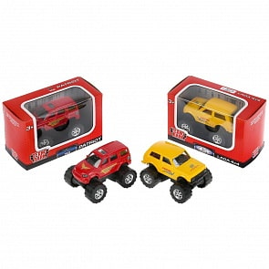 Металлическая модель - Спорт - Джип на больших колесах, 7,5 см (Технопарк, SB-17-52-CDU-1) (ассортимент)