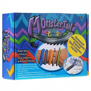 Компактный набор для плетения браслетов - Monster Tail (Rainbow Loom, T1000(611)