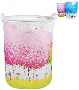 Корзина для игрушек Цветущий сад, с ручками, 35 х 45 см (Наша Игрушка, zxl2019061101-14)