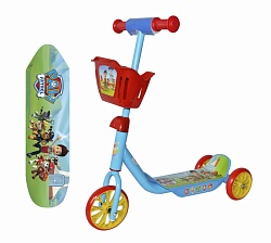 Самокат 3х колесный - Щенячий патруль (1 Toy, Т10051) - миниатюра