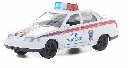 Инерционная металлическая машина Lada 2110 МЧС России свет-звук 1:43 