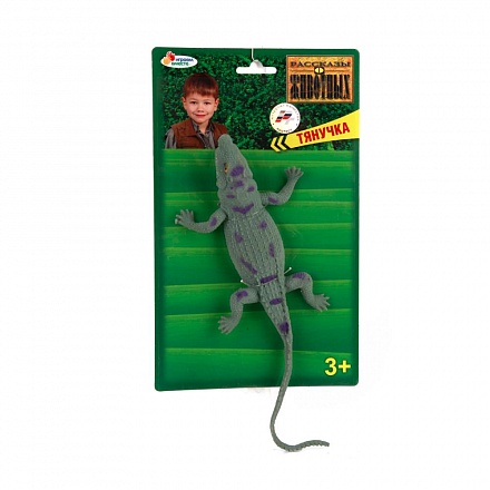 Игрушка-тянучка - Крокодил/ Ящерица  