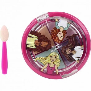 Игровой набор детской декоративной косметики для глаз – Barbie (Markwins, 9707151)