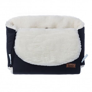 Муфта меховая для коляски Nuovita Vichingo Bianco Nero/Черный (Nuovita, NUO-mVICB_2159)