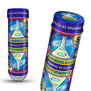 Набор для экспериментов из серии Опыты из пробирки - Галактика в колбе (Дельта, 307пр)