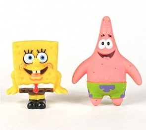 Набор для купания – Губка Боб и Патрик (Играем вместе, 128R-PVCsim)