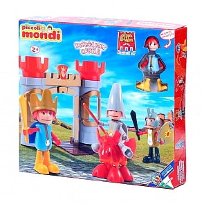 Магнитный конструктор Plastwood  Piccoli Mondi Wizard & Dragon (Playset)