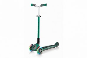 Самокат трёхколёсный Globber Master Lights зеленый (Globber, 662-106)
