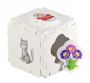 Кубик EVA-сортер для девочек (Робинс, 4607058376673)