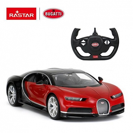Машина на радиоуправлении 1:14 Bugatti Chiron, цвет красный 