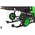 Санки-коляска Snow Galaxy - City-2-1 - Совушки на зеленом, на больших надувных колесах, сумка, варежки  - миниатюра №5
