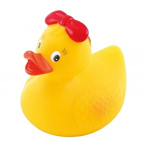 Утка для ванны Canpol, красный бант, 0+ (Canpol, CAN-2/990)