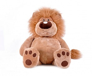 Мягкая игрушка – Лев Лева сидячий, 40 см. (Gulliver, 7-5001)