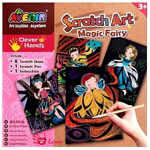 Набор для гравировки Волшебные феи, 8 листов (Avenir, CH1256)