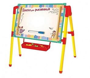 Мольберт для рисования 2-в-1 с русскими буквами (B1394944)