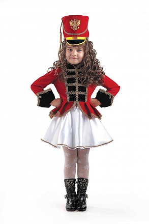 Карнавальный костюм для девочек - Мажоретка, размер 122-64 