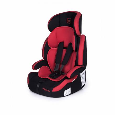 Детское автомобильное кресло Legion, черно-красное, I/II/III 