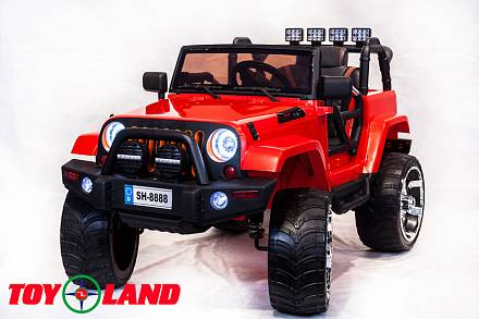 Электромобиль Jeep красный 