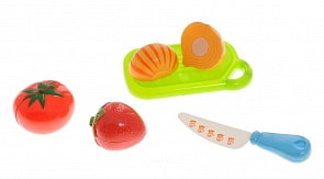 Помогаю Маме. Набор продуктов для резки на липучке - Овощи, 8 предметов (ABtoys,  PT-00396)