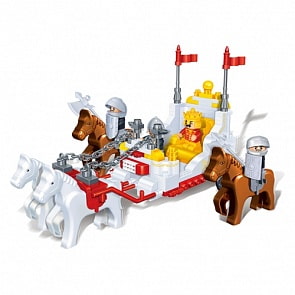 Конструктор с аксессуарами - Карета короля (BANBAO, 8267)