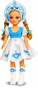 Интерактивная кукла Анастасия Гжельская Красавица, озвученная, 42 см. (Весна, В1816/о/С1816/о)