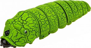 Интерактивный питомец RoboLife – Робо-гусеница на ИК, салатовая (1toy, Т18755)