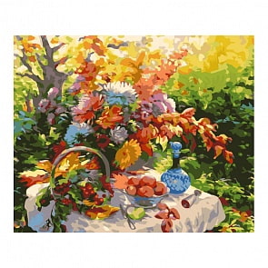 Раскраски по номерам - Картина «Дары природы», 40 х 50 см. (Белоснежка, 549-CG)